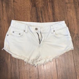 LF Carmar Pale Blue/White Jean Shorts